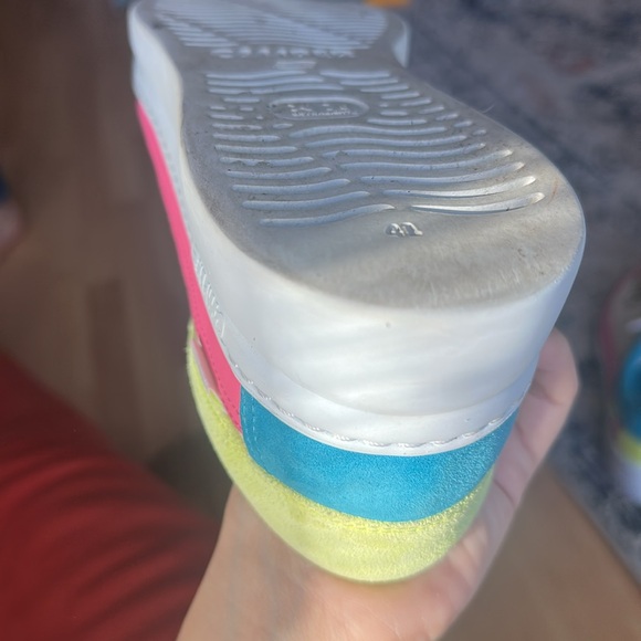 Camper Twinss Multicolor Suede and Leather Neon Sneaker EU 41/ US 10 - Picture 10 of 10